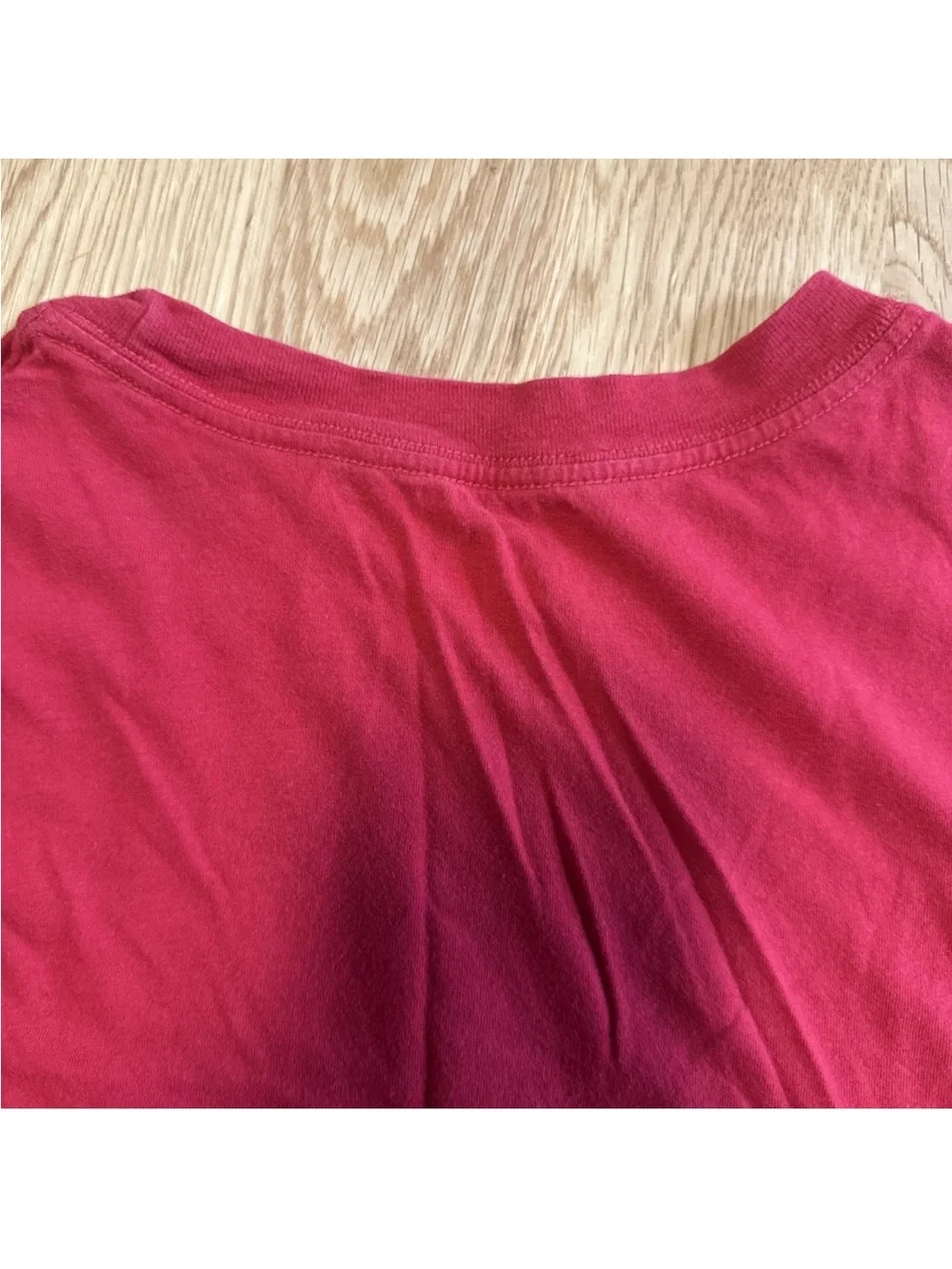 Men’s Northface Red Black Short Sleeve Cotton T Shirt XL